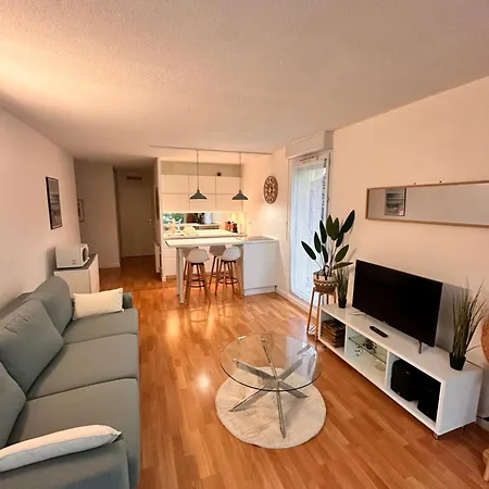 Superbe T2 Moderne Vue Sur Parc 公寓 卡布勒通
